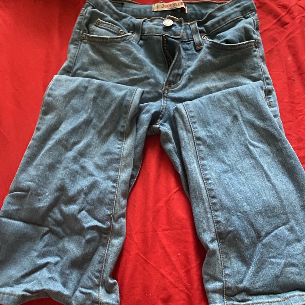 judy blue light denim bootcut flare jeans y2k hippie
